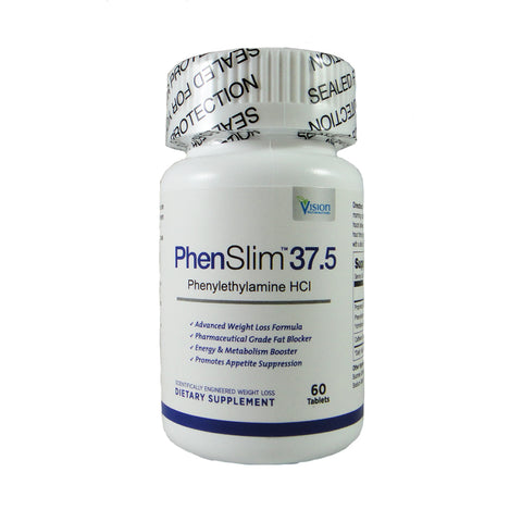 PhenSlim 37.5 - Natural Fat Burner and Appetite Suppressant